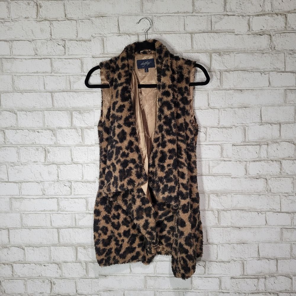 Daytrip faux‎ fur leopard vest